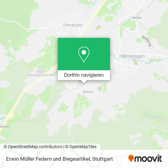 Erwin Müller Federn und Biegeartikel Karte