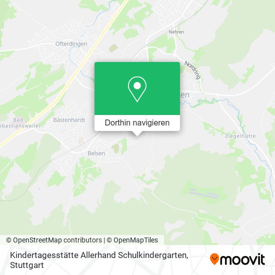 Kindertagesstätte Allerhand Schulkindergarten Karte