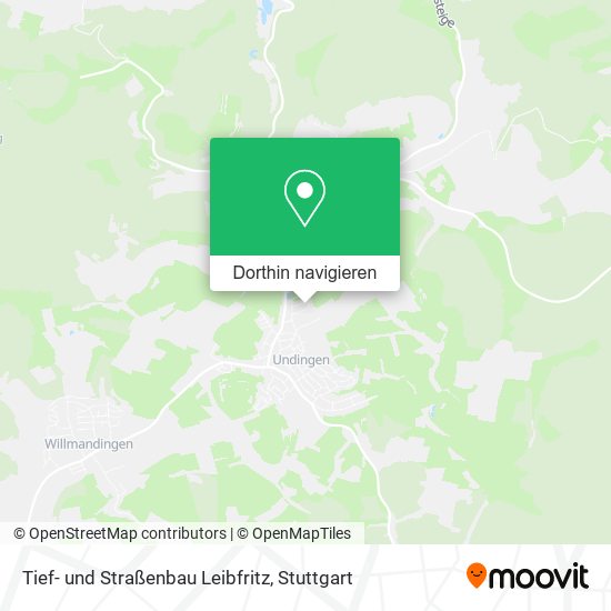 Tief- und Straßenbau Leibfritz Karte