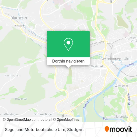 Segel und Motorbootschule Ulm Karte