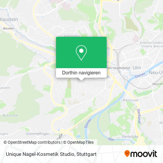 Unique Nagel-Kosmetik Studio Karte