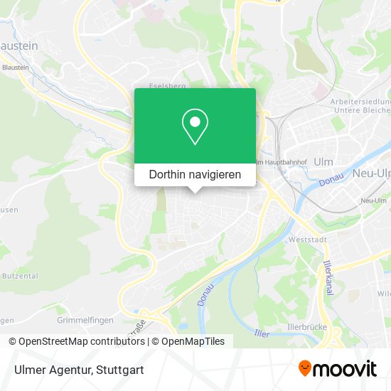 Ulmer Agentur Karte