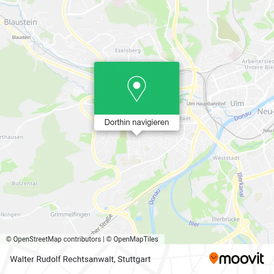 Walter Rudolf Rechtsanwalt Karte