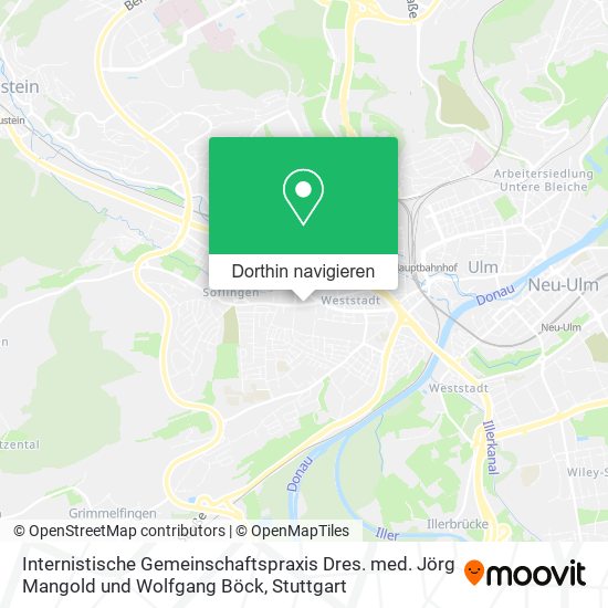 Internistische Gemeinschaftspraxis Dres. med. Jörg Mangold und Wolfgang Böck Karte