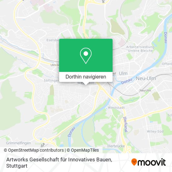 Artworks Gesellschaft für Innovatives Bauen Karte