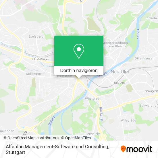 Alfaplan Management-Software und Consulting Karte