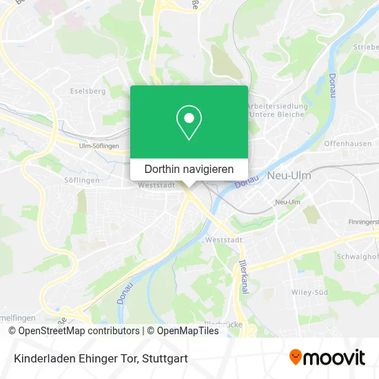 Kinderladen Ehinger Tor Karte