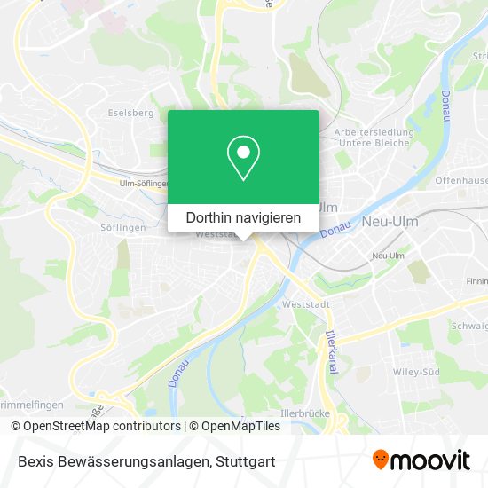 Bexis Bewässerungsanlagen Karte