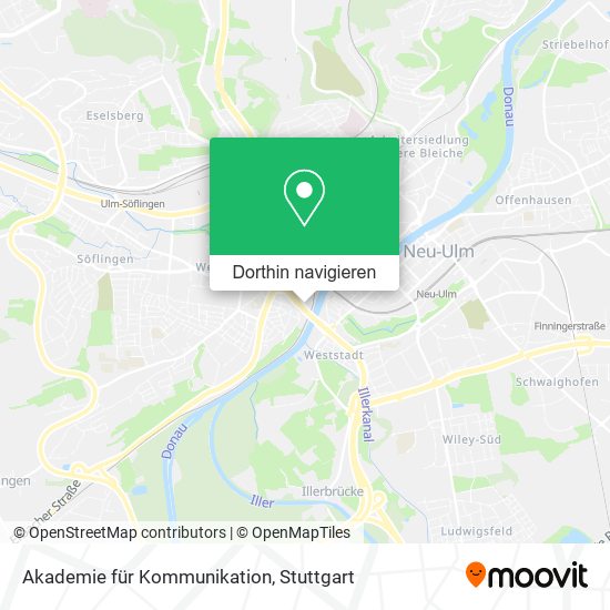 Akademie für Kommunikation Karte