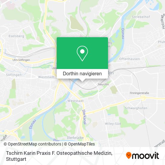 Tschirn Karin Praxis F. Osteopathische Medizin Karte