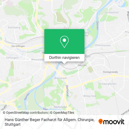 Hans Günther Beger Facharzt für Allgem. Chirurgie Karte