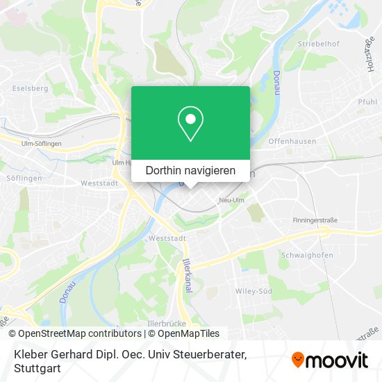 Kleber Gerhard Dipl. Oec. Univ Steuerberater Karte