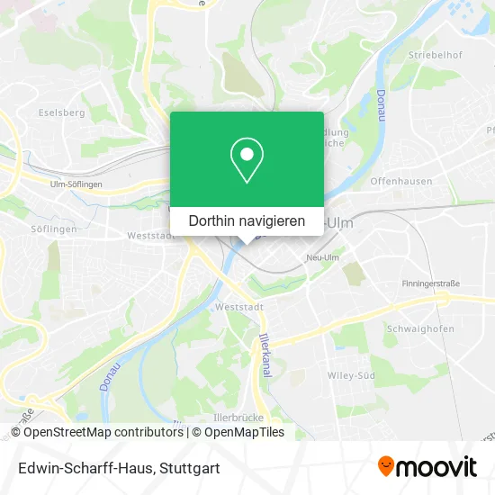 Edwin-Scharff-Haus Karte