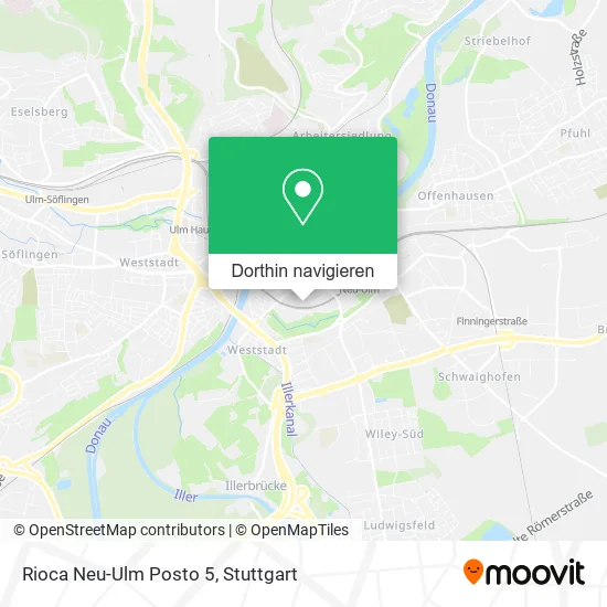 Rioca Neu-Ulm Posto 5 Karte