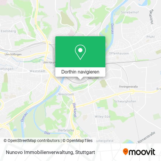 Nunovo Immobilienverwaltung Karte