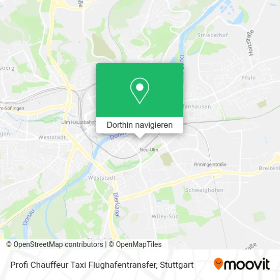 Profi Chauffeur Taxi Flughafentransfer Karte