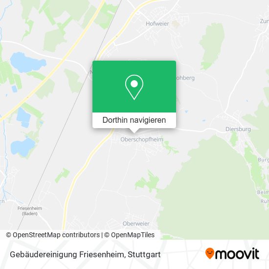 Gebäudereinigung Friesenheim Karte