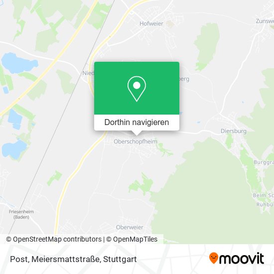 Post, Meiersmattstraße Karte