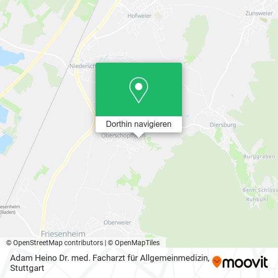 Adam Heino Dr. med. Facharzt für Allgemeinmedizin Karte