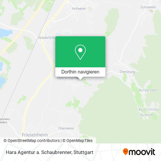 Hara Agentur a. Schaubrenner Karte