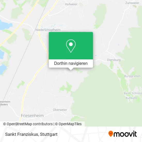 Sankt Franziskus Karte