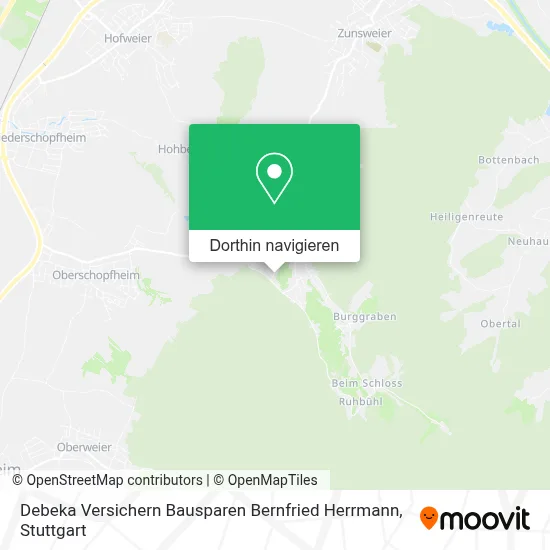 Debeka Versichern Bausparen Bernfried Herrmann Karte