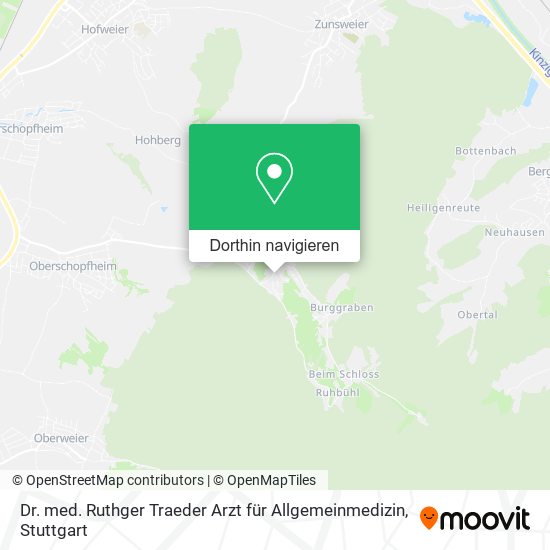 Dr. med. Ruthger Traeder Arzt für Allgemeinmedizin Karte