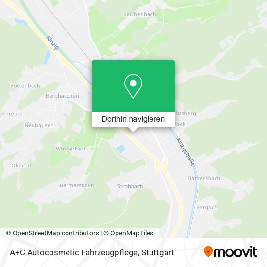 A+C Autocosmetic Fahrzeugpflege Karte