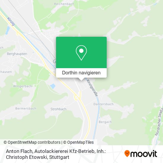 Anton Flach, Autolackiererei Kfz-Betrieb, Inh.: Christoph Etowski Karte