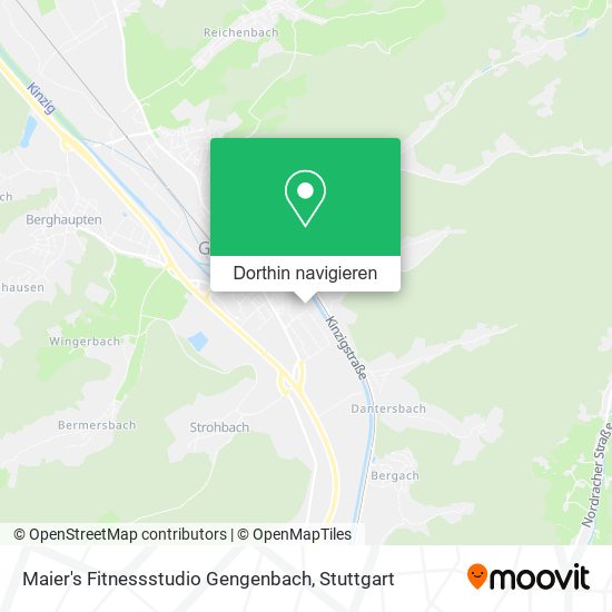 Maier's Fitnessstudio Gengenbach Karte