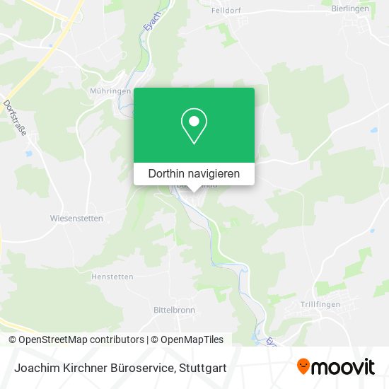 Joachim Kirchner Büroservice Karte