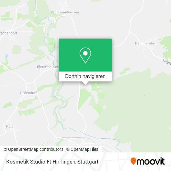 Kosmetik Studio Ft Hirrlingen Karte