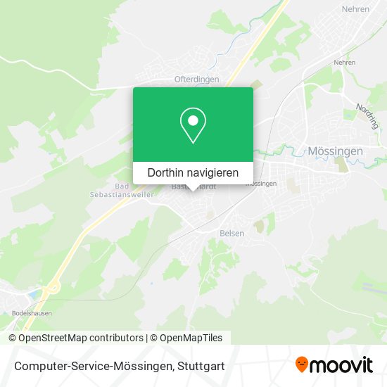 Computer-Service-Mössingen Karte