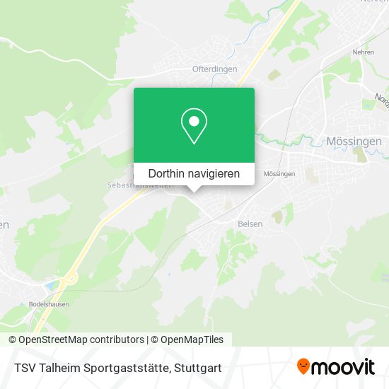 TSV Talheim Sportgaststätte Karte