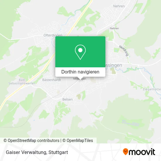 Gaiser Verwaltung Karte