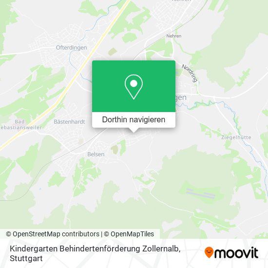 Kindergarten Behindertenförderung Zollernalb Karte