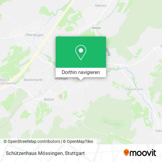 Schützenhaus Mössingen Karte