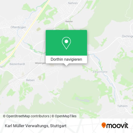Karl Müller Verwaltungs Karte