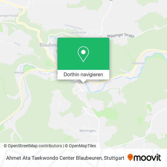 Ahmet Ata Taekwondo Center Blaubeuren Karte