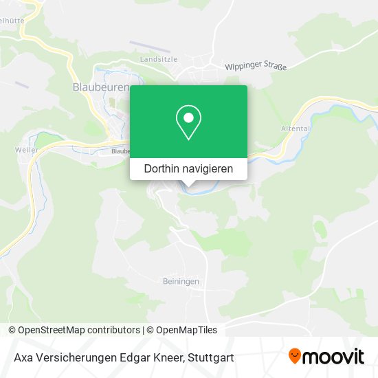 Axa Versicherungen Edgar Kneer Karte