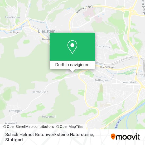 Schick Helmut Betonwerksteine Natursteine Karte