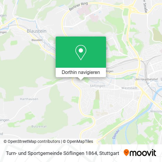 Turn- und Sportgemeinde Söflingen 1864 Karte