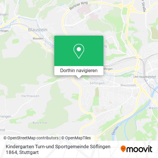 Kindergarten Turn-und Sportgemeinde Söflingen 1864 Karte