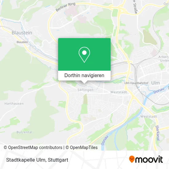 Stadtkapelle Ulm Karte