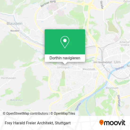 Frey Harald Freier Architekt Karte