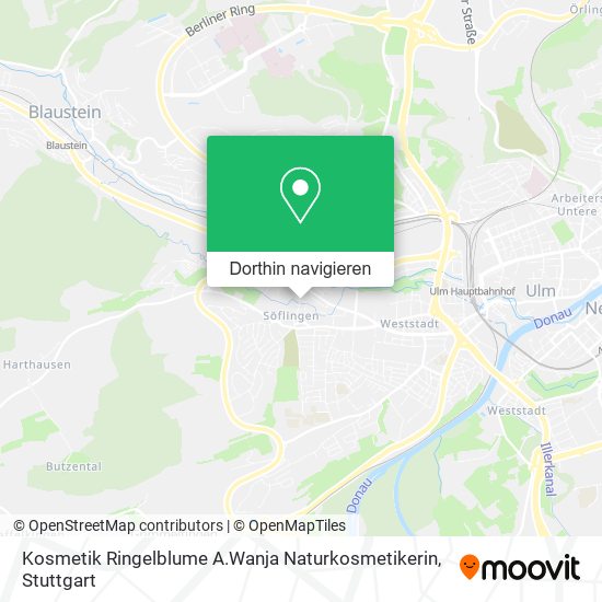 Kosmetik Ringelblume A.Wanja Naturkosmetikerin Karte