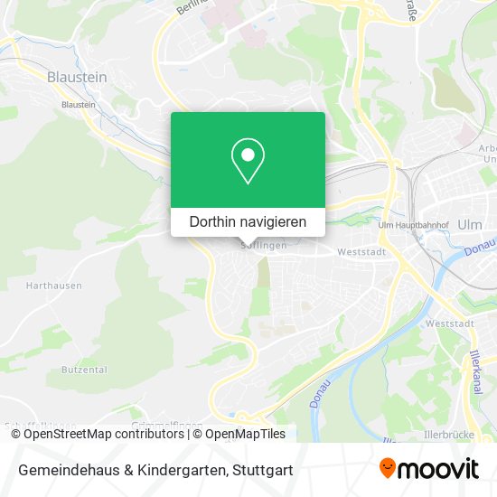 Gemeindehaus & Kindergarten Karte