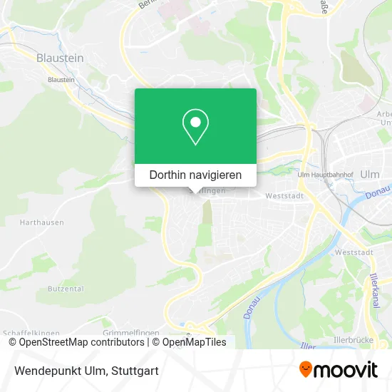 Wendepunkt Ulm Karte