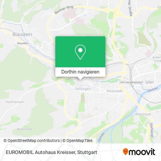 EUROMOBIL Autohaus Kreisser Karte
