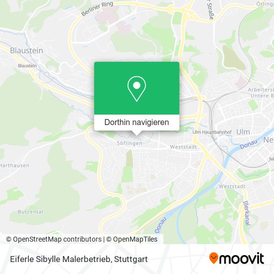 Eiferle Sibylle Malerbetrieb Karte